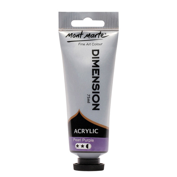 MONT MARTE Peinture à l'acrylique Dimension - 75ml - Pourpre perlé