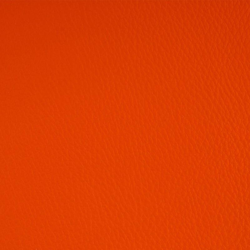 Tissu décor maison - Utilitaire - Aspect Cuir Premium - Orange