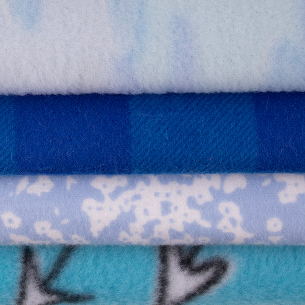 Mystery fabric - Print - Blue