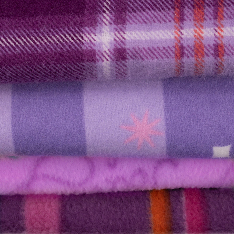 Mystery fabric - Print - Purple
