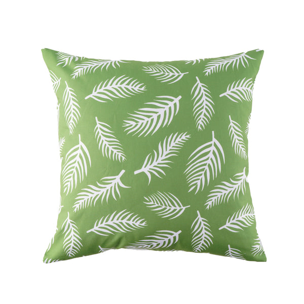 Indoor/Outdoor cushion - 18 x 18'' - Leaf - Green