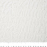 Novelty White Knit - Embossed - White