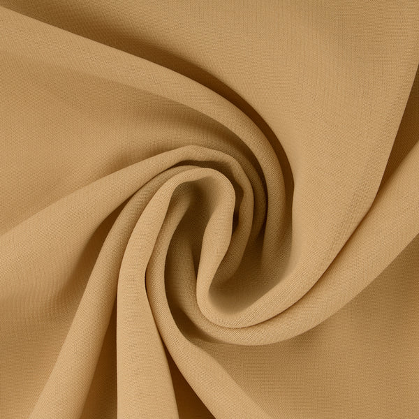Tissu de polyester uni Fantaisie - Blé