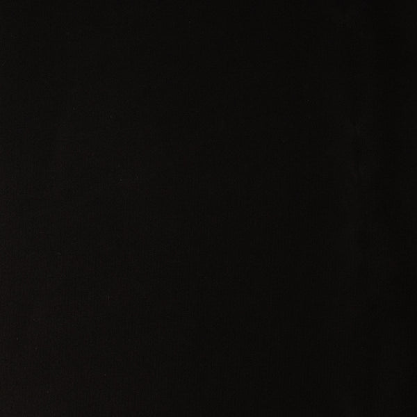Tissu de polyester uni assorti - Noir brillant