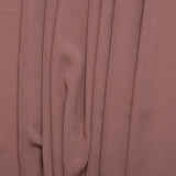 Tissu de polyester uni fantaisie - Crêpe - Latté