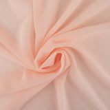 Tissu de polyester uni Fantaisie - Chiffon - Pêche