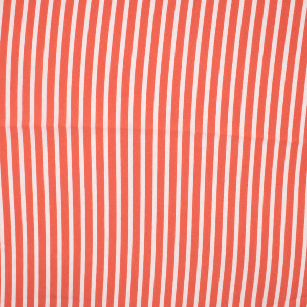 Tissu de polyester imprimé Fantaisie - Rayures - Orange