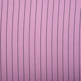 Tissu de polyester imprimé assorti - Rayures - Mauve