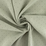 NoveltyPolyester Print - Dots - Leaf green / Black