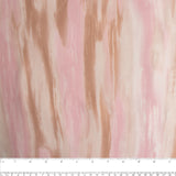 Novelty Polyester Print - Abstact - Pink / Brown