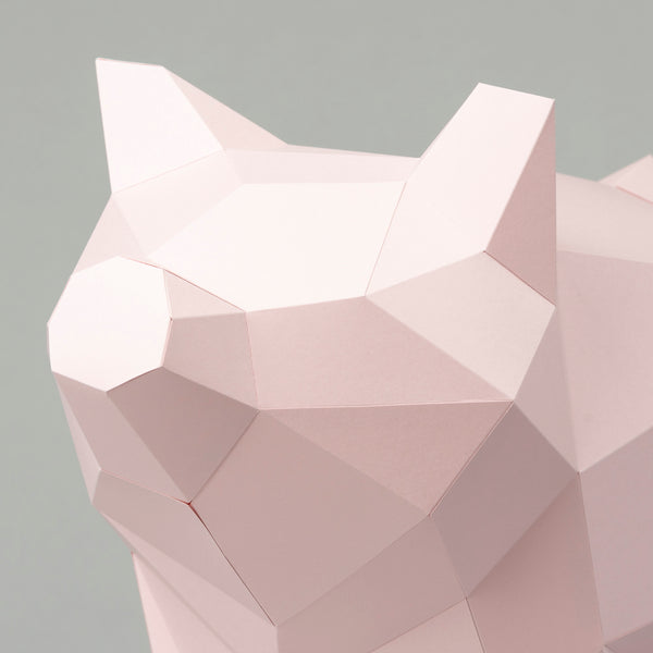 Cochon modèle papier 3d à faire soi-même