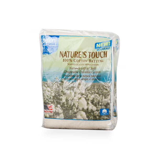 Nature's Touch Nappe Ouatée Naturel 100% coton avec bourrure - Lit de bébé