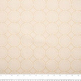STACEY Printed Cotton - Flowers - Beige