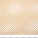 STACEY Printed Cotton - Cross - Beige