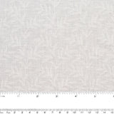 Stacey Lacquer Cotton print - Leafs - White