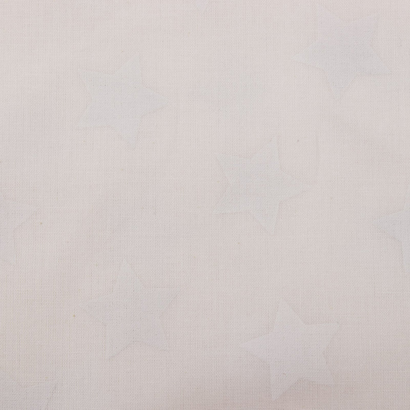 Stacey Lacquer Cotton print - Stars - White