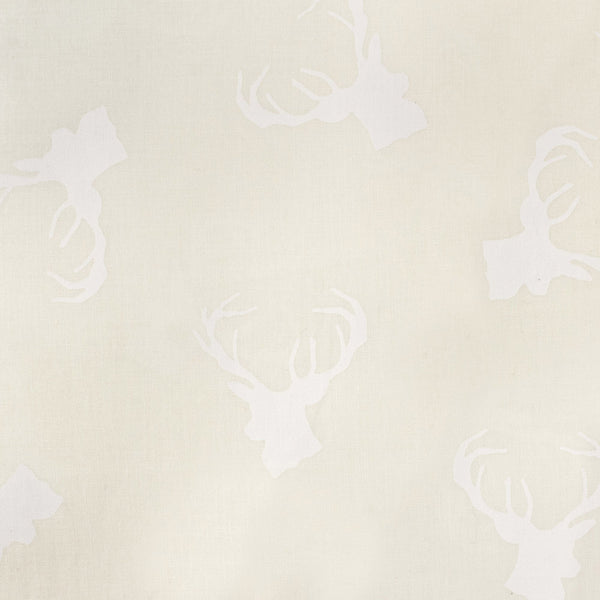 Stacey Lacquer Cotton print - Deers - Ivory