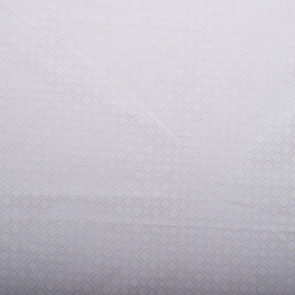 MONOTONE - Tissu grande largeur - Cubes - Blanc