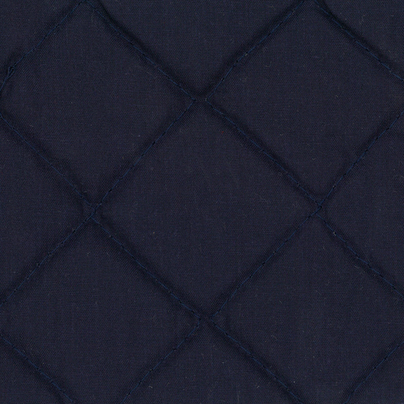 Quilted Back to Back Broadcloth - Dark Navy Blue