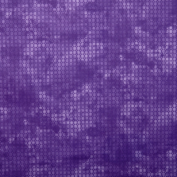 Blenders Cotton Print - Daisy marble - Purple
