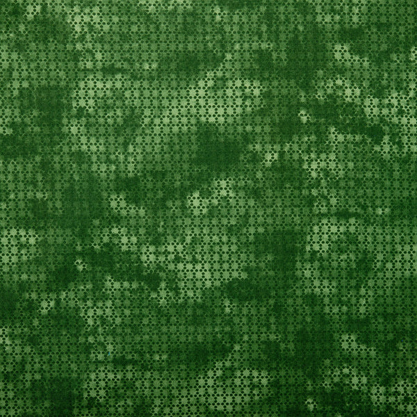 Compléments Coton Imprimé - Marguerite marbre - Vert