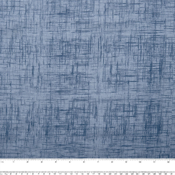 Blenders Cotton Print - Basket weave - Navy