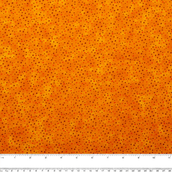 Compléments Coton Imprimé - Pois - Orange