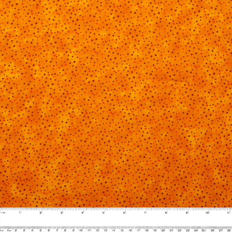 Blenders Cotton Print - Dots - Orange