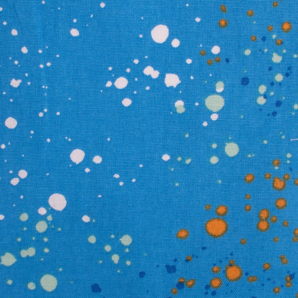 Blenders - Cotton Print - Spot - Medium blue