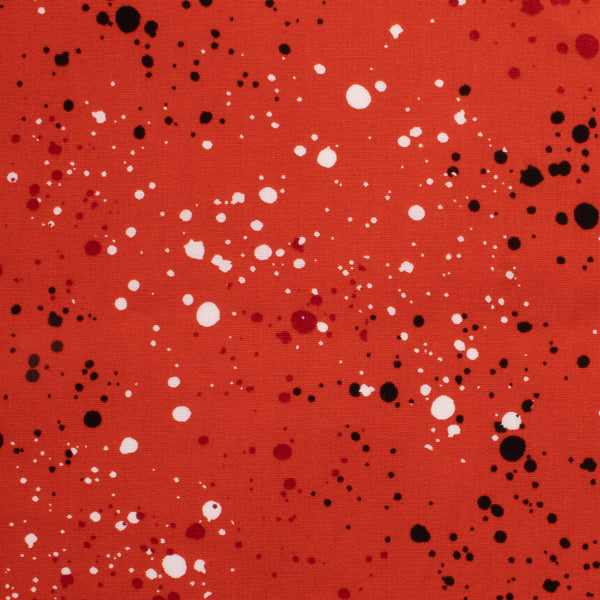 Blenders - Cotton Print - Spot - Red