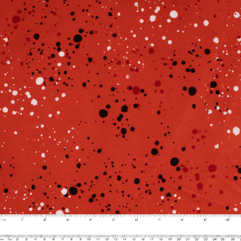 Blenders - Cotton Print - Spot - Red