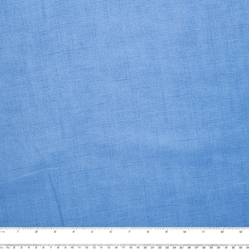 Compléments - Coton Imprimé - Tweed - Bleu ciel