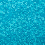 Compléments - Coton Imprimé - Maguerites - Turquoise