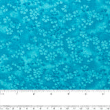 Compléments - Coton Imprimé - Maguerites - Turquoise