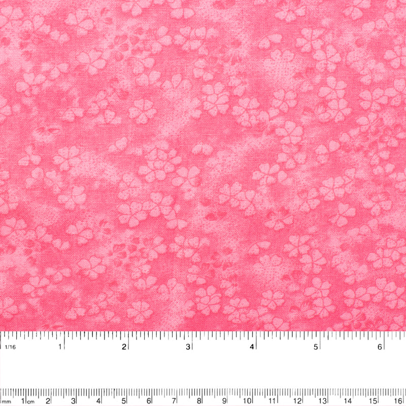 Blenders - Cotton Print - Daisy - Pink