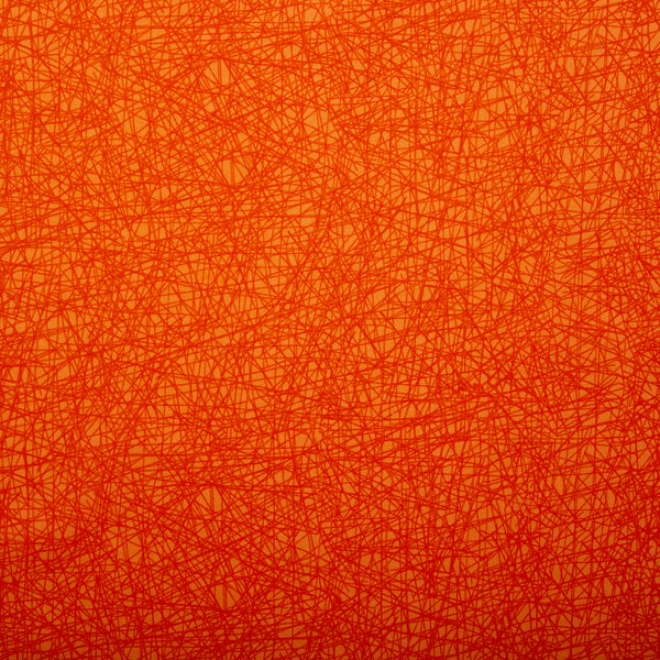 Compléments - Coton Imprimé - Traits - Orange