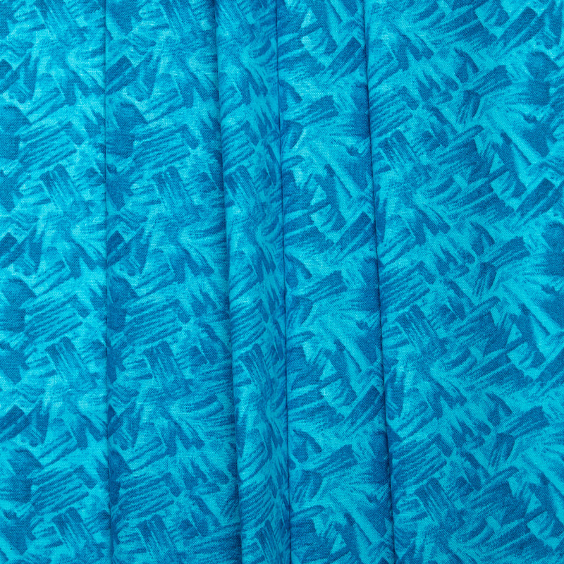 Compléments - Coton Imprimé - Gazon - Bleu