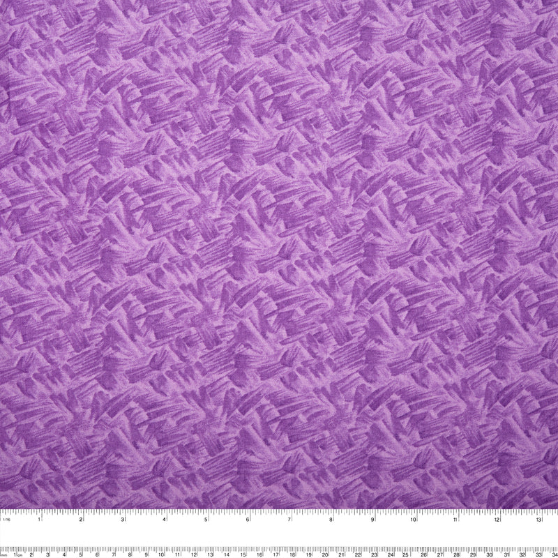 Blenders - Cotton Print - Grass - Lavender