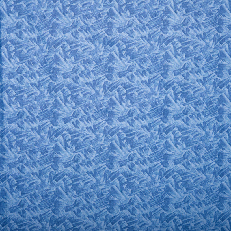 Blenders - Cotton Print - Grass - Sky blue