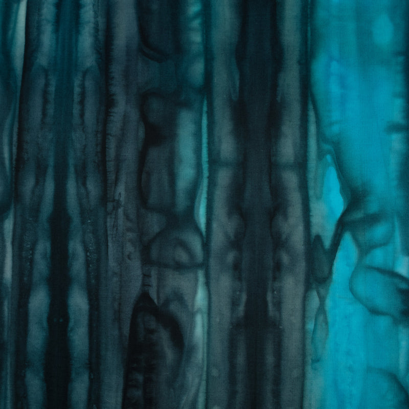 BALI batik - Stripes - Teal / Blue