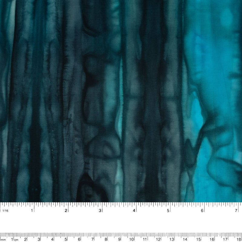 BALI batik - Stripes - Teal / Blue