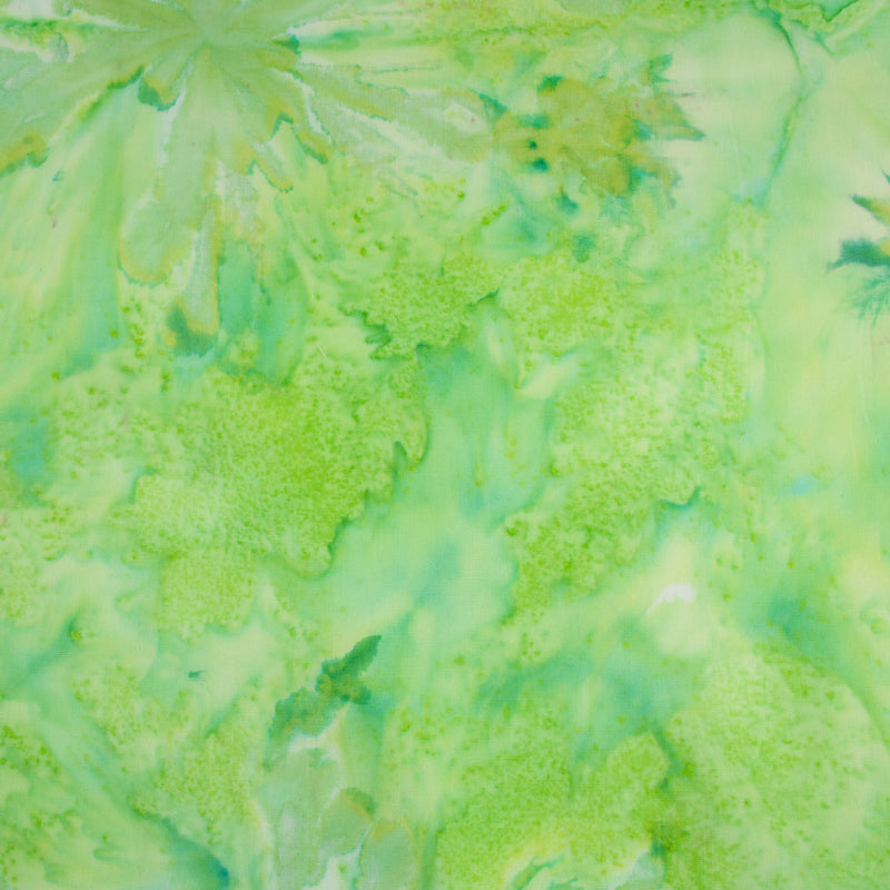 BALI batik - Marble - Lime / Turquoise