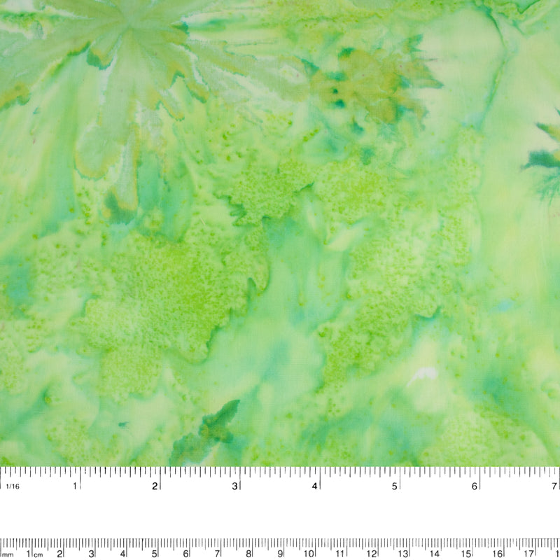 BALI batik - Marble - Lime / Turquoise