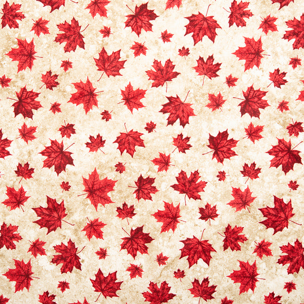 STONE HENGE OH CANADA - Maple leaf small - Golden / Red