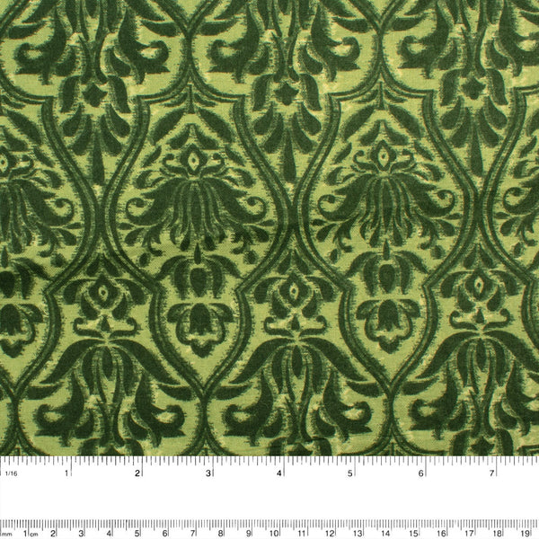 Wide Quilt Backing Print - Arabesque - Green