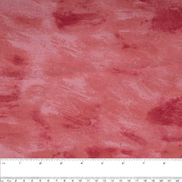 Wide Quilt Backing Print - Marble - Light red