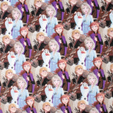 Licensed Cotton Print - Frozen - Multicolor