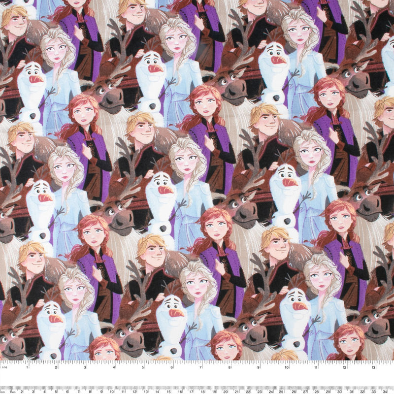 Licensed Cotton Print - Frozen - Multicolor