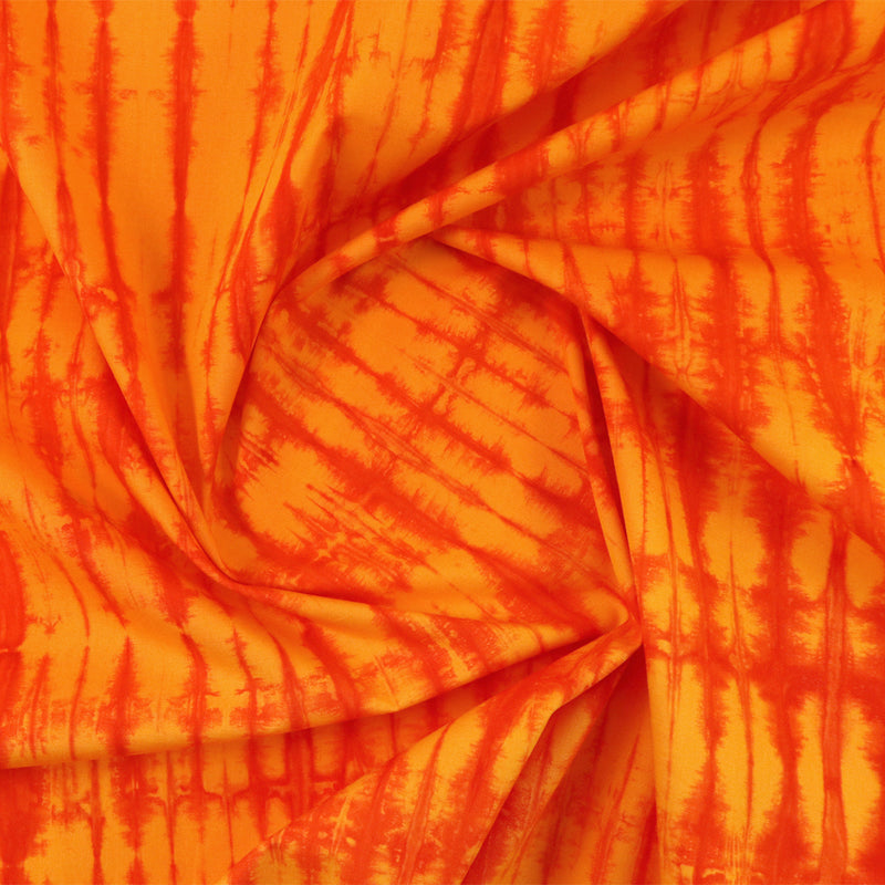Northcott - BANYAN batik cotton print - Orange / tangerine