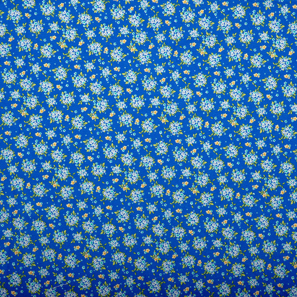 BLOOMFIELD CALICO'S - Coton imprimé - Bouquet - Bleu